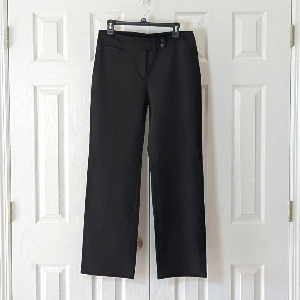 EILEEN FISHER Women's Heavyweight Rayon Knit Dress Pants Size S  Black NWT